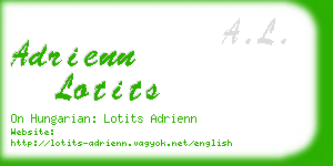 adrienn lotits business card